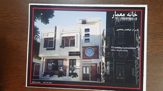 خانه ویلایی دو طبقه مسکونی 16×10/25