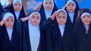 عراق - بغداد - سرود سلام فرمانده محل انفجار خودروی سرداران شهید حاج قاسم و ابومهدی