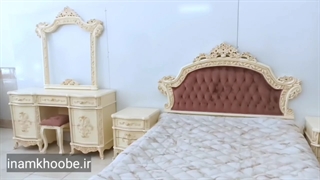 تخت خواب سلطنتی مدل آرتا