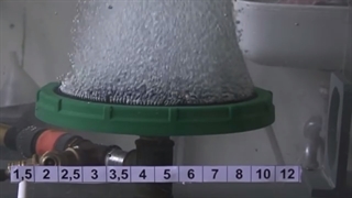 تاثیر افزایش جریان هوا در قطر حباب دیفیوزر هوادهی