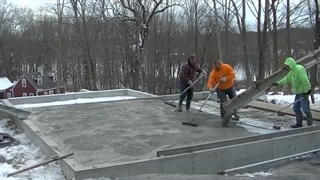 بتن ریزی در سرما