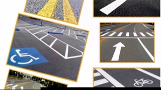 اجرای خط کشی خیابان