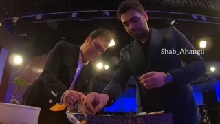 لحظه ترساندن سینا درخشنده در برنامه شب آهنگی