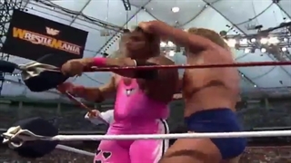 مسابقه برت هارت و رپی پایپر در رسلمنیا7