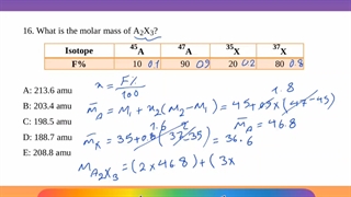 آموزش روش حل مسائل molar mass شیمی در آزمون آیمت IMAT ایتالیا 2023