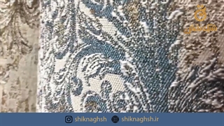 پرده ساتن پتینه داماس کد 5876