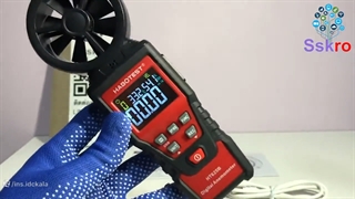 آموزش و نحوه استفاده از سرعت سنج باد HT625B هابوتست