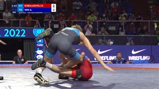 Qual FS - 60 kg D KOBULASHVILI (GEO) v A NINI (ITA)