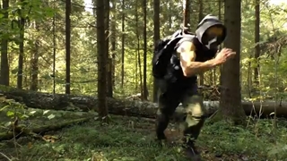 Торт манго-ананас испеченный в лесу. Mango pineapple cake cooked in the forest. Ninja cake.