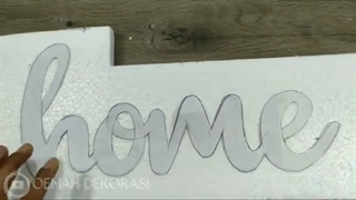 KERAJINAN SEMEN PUTIH DAN STYROFOAM | WHITE CEMENT CRAFT |   DIY HOME DECOR