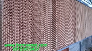 قیمت پد سلولزی گلخانه- نصب پد سلولزی- فروش انواع پد