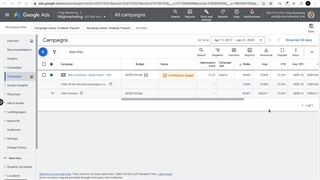 اضافه شدن بخش Setup به ستون‌ها در گوگل ادز