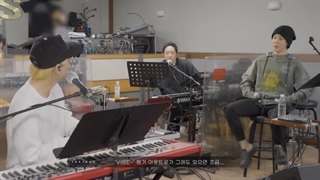 پشت صحنه لایو کلیپ VIBE جیمین و ته یانگ بازیرنویس فارسی